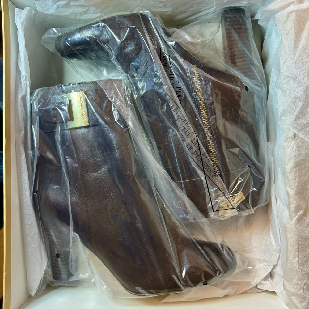 MICHAEL Michael Kors Guiliana Ankle Bootie  Chocolate Size 7 1/2 - Picture 11 of 12